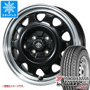 【タイヤ交換対象】キャリイ DA16T用 スタッドレス ヨコハマ アイスガード iG91 バン 145/80R12 80/78N (145R12 6PR相当) ランドフット SWZ タイヤホイール4本セット