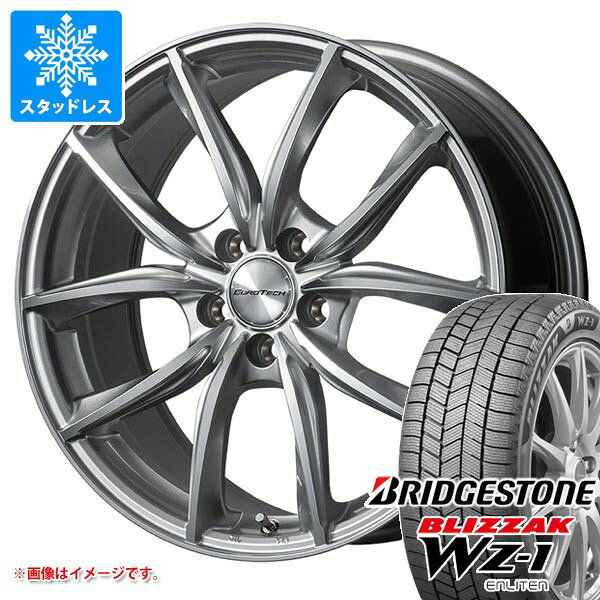 【タイヤ交換対象】ランドローバー フリーランダー2 LF系用 スタッドレス ブリヂストン ブリザック WZ-1 235/55R19 101Q ユーロテック VPライン タイヤホイール4本セット