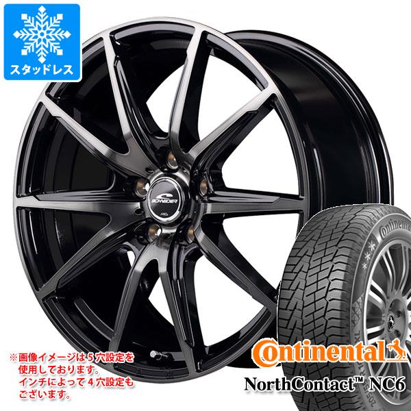 【タイヤ交換対象】スタッドレスタイヤ コンチネンタル ノースコンタクト NC6 235/65R17 108T XL ＆ シュナイダー DR-02 7.0-17 タイヤホイール4本セット235/65-17 CONTINENTAL NorthContact NC6