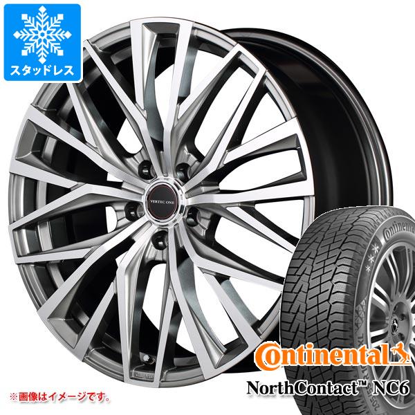 【タイヤ交換対象】スタッドレスタイヤ コンチネンタル ノースコンタクト NC6 235/55R18 104T XL ＆ ヴァーテックワン アルバトロス 8.0-18 タイヤホイール4本セット235/55-18 CONTINENTAL NorthContact NC6