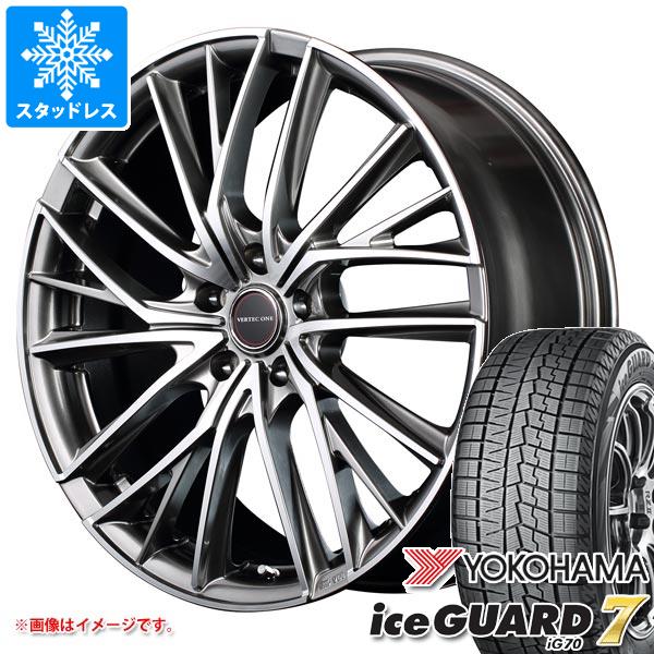 【タイヤ交換対象】クロストレック GU系用 スタッドレス ヨコハマ アイスガードセブン iG70 225/55R18 98Q ヴァーテックワン ヴァルチャー タイヤホイール4本セット