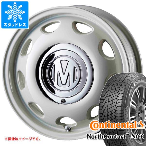【タイヤ交換対象】ハイゼットトラック S500系用 スタッドレス コンチネンタル ノースコンタクト NC6 165/65R14 79T クリムソン ディーン ミニ タイヤホイール4本セット