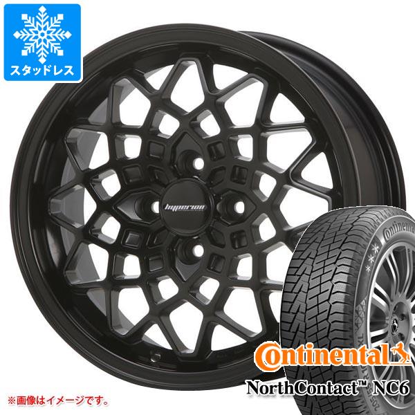 【タイヤ交換対象】ハスラー用 スタッドレス コンチネンタル ノースコンタクト NC6 165/65R14 79T MLJ ハイペリオン カルマ タイヤホイール4本セット