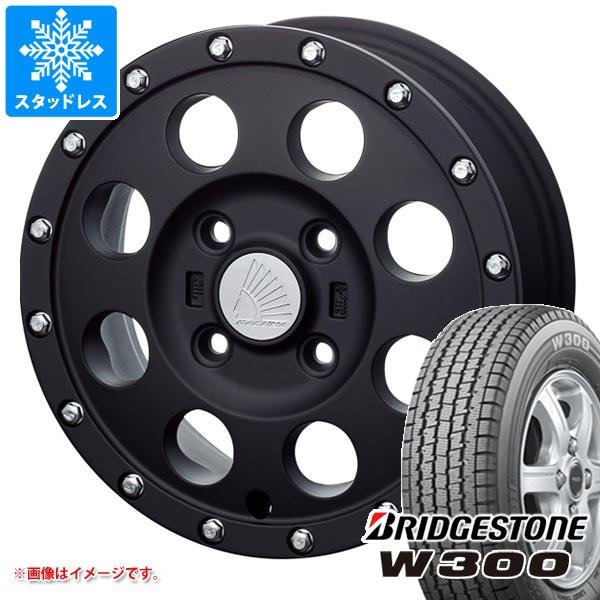 【タイヤ交換対象】キャリイ DA16T用 スタッドレス ブリヂストン W300 145/80R12 80/78N (145R12 6PR相当) ラグナ IMX12 タイヤホイール4本セット