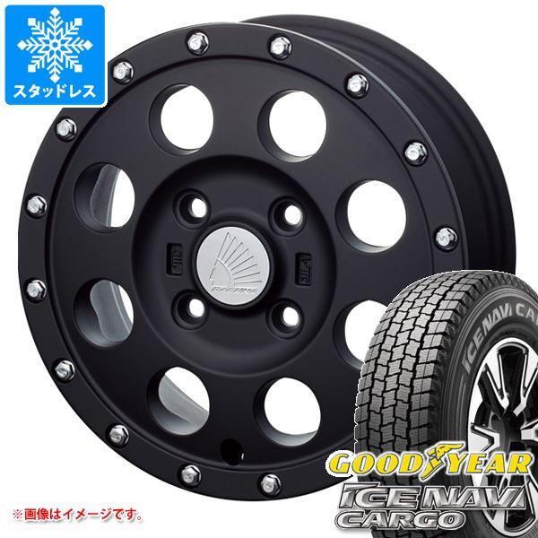 【タイヤ交換対象】ハイゼットトラック S500系用 スタッドレス グッドイヤー アイスナビカーゴ 145/80R12 80/78N (145R12 6PR相当) ラグナ IMX12 タイヤホイール4本セット