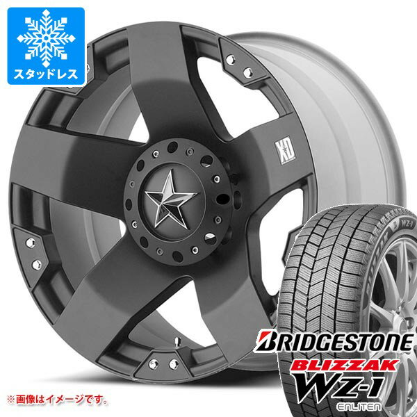 【タイヤ交換対象】トヨタ RAV4 50系用 スタッドレス ブリヂストン ブリザック WZ-1 235/65R17 108Q XL KMC XD775 ロックスター タイヤホイール4本セット