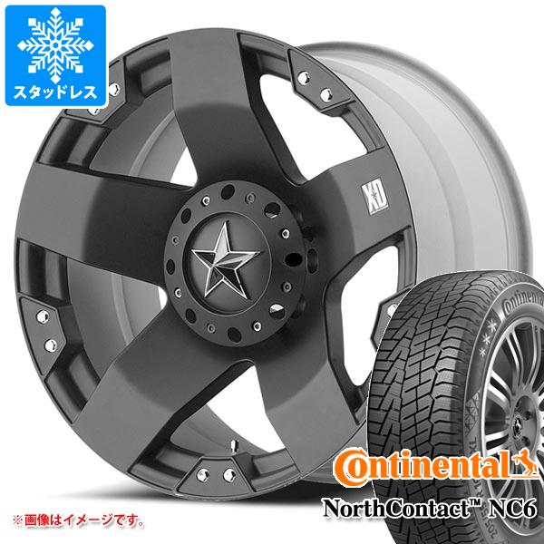 【タイヤ交換対象】RAV4 50系用 スタッドレス コンチネンタル ノースコンタクト NC6 235/65R17 108T XL KMC XD775 ロックスター タイヤホイール4本セット