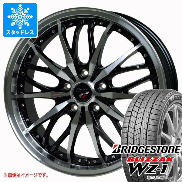 【タイヤ交換対象】2025年製 スタッドレスタイヤ ブリヂストン ブリザック WZ-1 235/60R18 107Q XL ＆ プレシャス HM-3 8.0-18 タイヤホイール4本セット235/60-18 BRIDGESTONE BLIZZAK WZ-1
