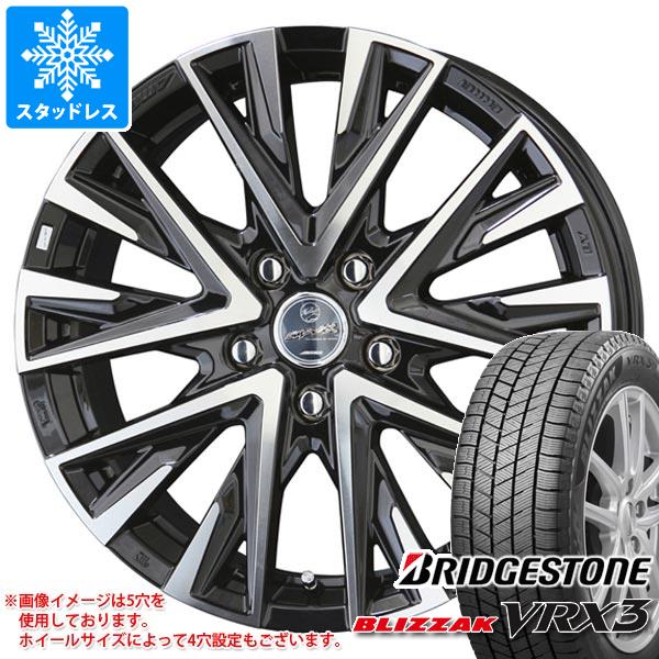 【タイヤ交換対象】スタッドレスタイヤ ブリヂストン ブリザック VRX3 205/60R16 96Q XL ＆ スマック レジーナ 6.5-16 タイヤホイール4本セット205/60-16 BRIDGESTONE BLIZZAK VRX3