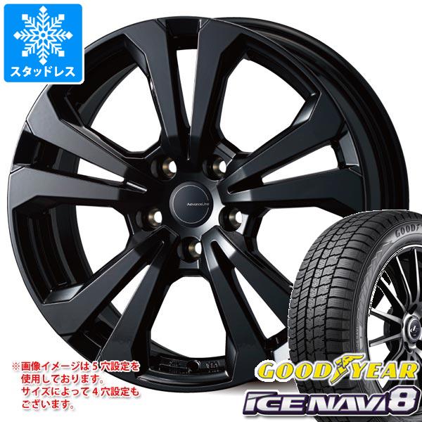 【タイヤ交換対象】アルファロメオ トナーレ AV系用 スタッドレス グッドイヤー アイスナビ8 235/50R18 97Q アドバンスライン SV-1 タイヤホイール4本セット