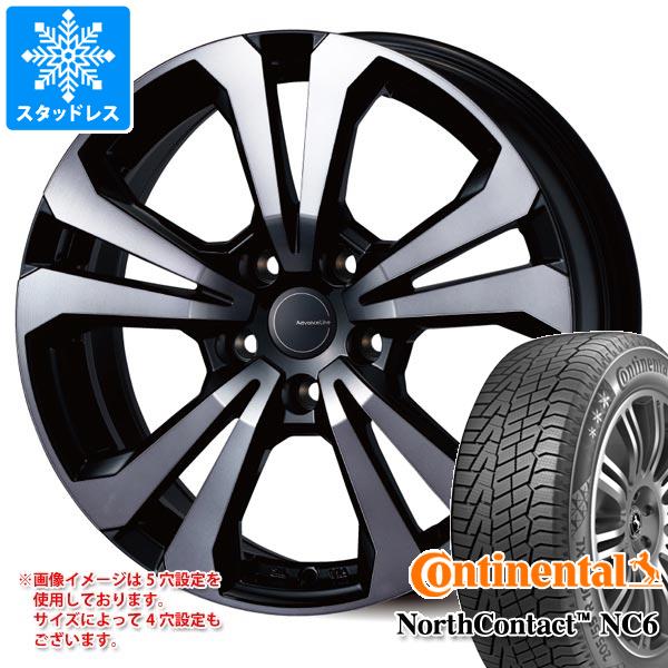 【タイヤ交換対象】アウディ RS Q3 F3系用 スタッドレス コンチネンタル ノースコンタクト NC6 235/55R18 104T XL アドバンスライン SV-1 タイヤホイール4本セット