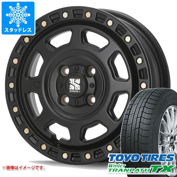【タイヤ交換対象】ハイゼットカーゴ S320系用 スタッドレス トーヨー ウィンタートランパス TX 165/65R14 79Q MLJ エクストリームJ XJ07 タイヤホイール4本セット