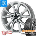 【タイヤ交換対象】プジョー 1007用 スタッドレス コンチネンタル ノースコンタクト NC6 185/60R15 84T MAK アンチバス タイヤホイール4本セット