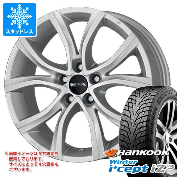 【タイヤ交換対象】シトロエン C4 B7系用 スタッドレス ハンコック ウィンターアイセプト iZ3 W636 205/55R16 94H XL MAK アンチバス タイヤホイール4本セット