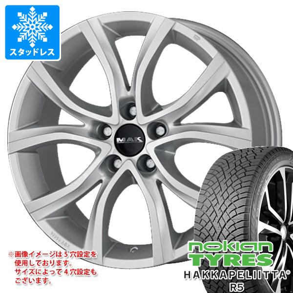 【タイヤ交換対象】シトロエン DS4 B7系用 スタッドレス ノキアン ハッカペリッタ R5 215/60R16 99R XL MAK アンチバス タイヤホイール4本セット