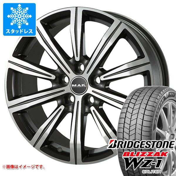 【タイヤ交換対象】ランドローバー ディスカバリー LA系用 スタッドレス ブリヂストン ブリザック WZ-1 255/55R19 111Q XL MAK バーミンガム タイヤホイール4本セット