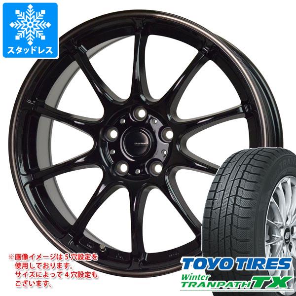【タイヤ交換対象】スタッドレスタイヤ トーヨー ウィンタートランパス TX 215/65R16 98Q ＆ ジースピード P-07 6.5-16 タイヤホイール4本セット215/65-16 TOYO Winter TRANPATH TX