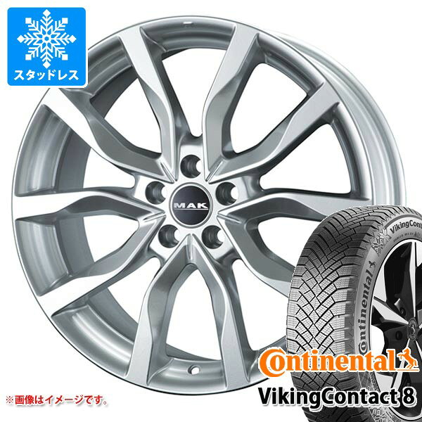 【タイヤ交換対象】ボルボ EX40 XE系用 スタッドレス コンチネンタル バイキングコンタクト8 235/55R18 104H XL MAK ハイランズ タイヤホイール4本セット