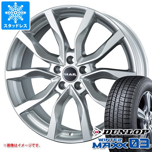 【タイヤ交換対象】ランドローバー フリーランダー2 LF系用 スタッドレス ダンロップ ウインターマックス03 WM03 235/60R18 107Q XL MAK ハイランズ タイヤホイール4本セット