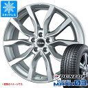 【タイヤ交換対象】ジャガー Eペース DF系用 スタッドレス ダンロップ ウインターマックス03 WM03 235/55R19 101Q MAK ハイランズ タイヤホイール4本セット