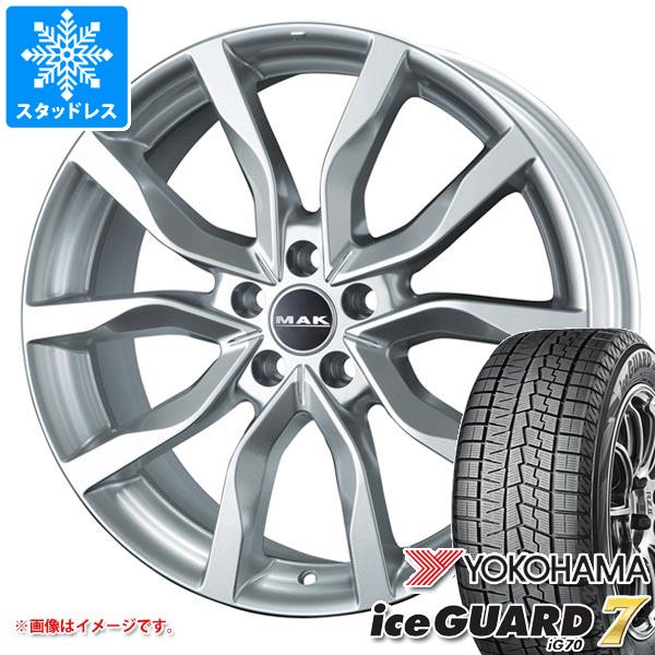 【タイヤ交換対象】ボルボ XC90 LB/LD系用 スタッドレス ヨコハマ アイスガードセブン iG70 235/55R19 105Q XL MAK ハイランズ タイヤホイール4本セット