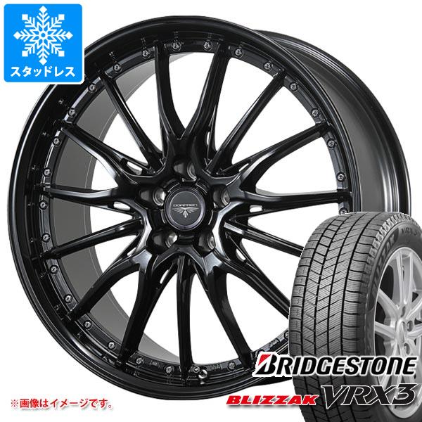 【タイヤ交換対象】スタッドレスタイヤ ブリヂストン ブリザック VRX3 225/45R19 92Q ＆ ドルフレン ヒューヴァー 8.0-19 タイヤホイール4本セット225/45-19 BRIDGESTONE BLIZZAK VRX3
