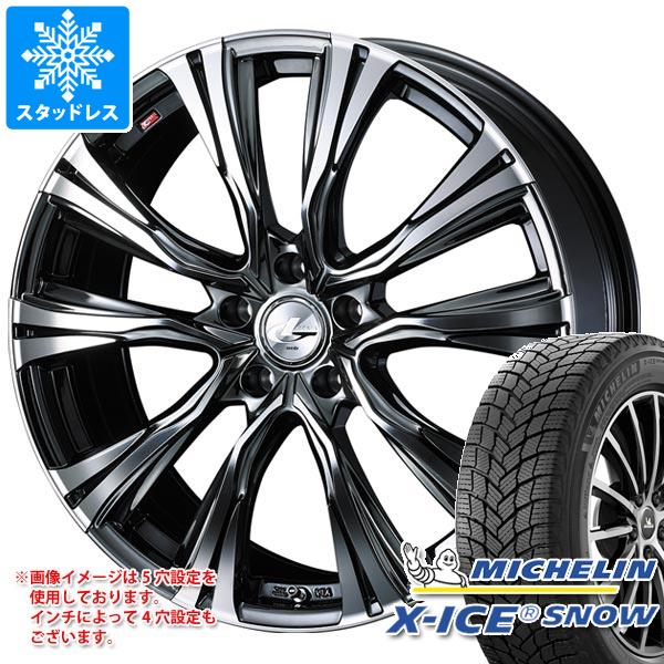 【タイヤ交換対象】2024年製 スタッドレスタイヤ ミシュラン エックスアイススノー 215/60R17 100T XL ＆ レオニス VR 7.0-17 タイヤホイール4本セット215/60-17 MICHELIN X-ICE SNOW