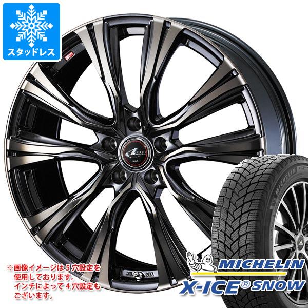 【タイヤ交換対象】2025年製 スタッドレスタイヤ ミシュラン エックスアイススノー 205/55R16 94H XL ＆ レオニス VR 6.5-16 タイヤホイール4本セット205/55-16 MICHELIN X-ICE SNOW