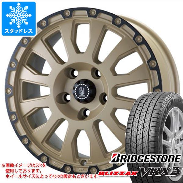 【タイヤ交換対象】スタッドレスタイヤ ブリヂストン ブリザック VRX3 165/50R15 73Q ＆ ラ・ストラーダ アヴェンチュラ 4.5-15 タイヤホイール4本セット165/50-15 BRIDGESTONE BLIZZAK VRX3