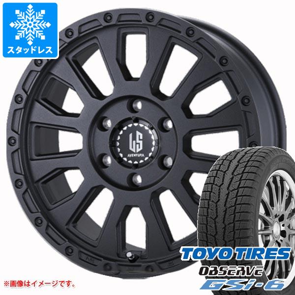 【タイヤ交換対象】スタッドレスタイヤ トーヨー オブザーブ GSi-6 265/70R17 115Q ＆ ラ・ストラーダ アヴェンチュラ 8.0-17 タイヤホイール4本セット265/70-17 TOYO OBSERVE GSi-6