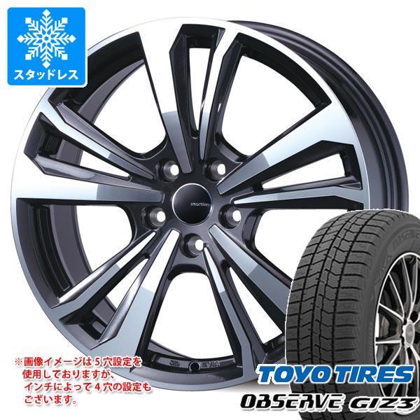 【タイヤ交換対象】MINI カントリーマン U25用 スタッドレス トーヨー オブザーブ ギズ3 225/55R18 98Q スマートライン 365 タイヤホイール4本セット