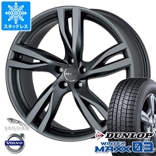 【タイヤ交換対象】ジャガー XF JB系用 スタッドレス ダンロップ ウインターマックス03 WM03 245/40R19 94Q MAK ストックホルム タイヤホイール4本セット