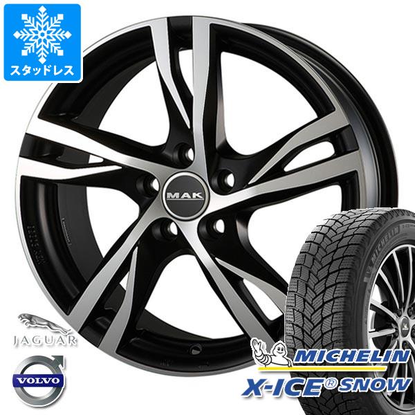 【タイヤ交換対象】ボルボ XC90 LB/LD系用 スタッドレス ミシュラン エックスアイススノー SUV 235/55R19 105H XL MAK ストックホルム タイヤホイール4本セット