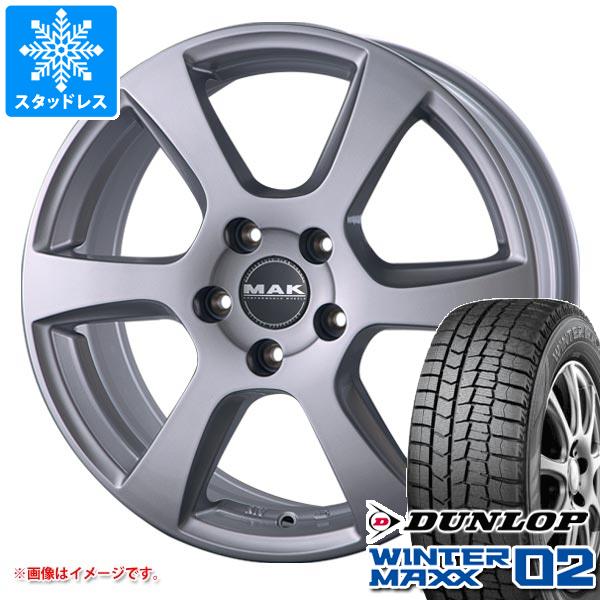 シトロエン DS5 B8系用 スタッドレス ダンロップ ウインターマックス02 WM02 215/60R16 95Q MAK ヴィンチー タイヤホイール4本セット