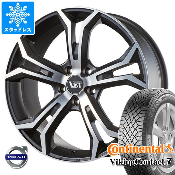 【タイヤ交換対象】ボルボ XC60 UB/UD系用 スタッドレス コンチネンタル バイキングコンタクト7 235/60R18 107T XL VST タイプPLS タイヤホイール4本セット