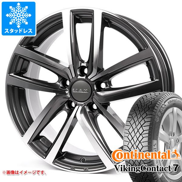 【タイヤ交換対象】アウディ A1 GB系用 スタッドレス コンチネンタル バイキングコンタクト7 185/65R15 92T XL MAK ドレスデン タイヤホイール4本セット