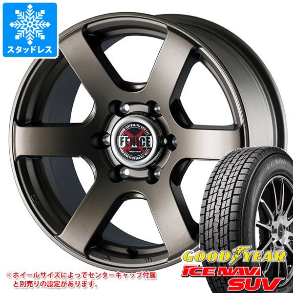 【タイヤ交換対象】デリカD:5用 スタッドレス グッドイヤー アイスナビ SUV 225/70R16 103Q ドゥオール フェニーチェ クロス XC6 タイヤホイール4本セット