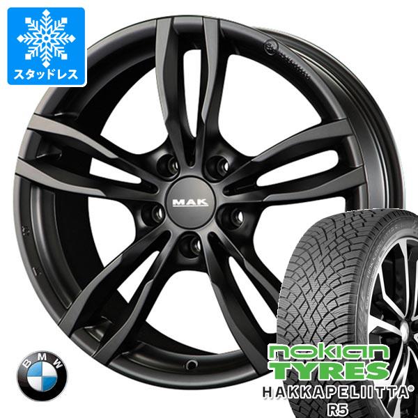 【タイヤ交換対象】BMW F32/F33 4シリーズ用 スタッドレス ノキアン ハッカペリッタ R5 205/60R16 96R XL MAK ルフト タイヤホイール4本セット