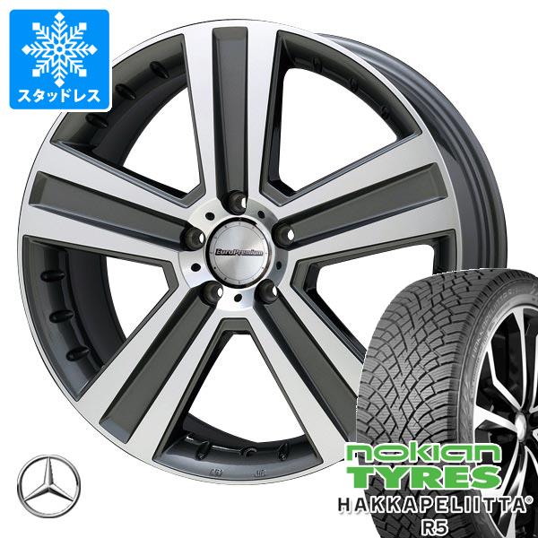 【タイヤ交換対象】メルセデスベンツ W222 S63 AMG用 スタッドレス ノキアン ハッカペリッタ R5 255/45R19 104T XL ユーロプレミアム ヴェルナー タイヤホイール4本セット