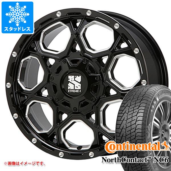 【タイヤ交換対象】スタッドレスタイヤ コンチネンタル ノースコンタクト NC6 235/65R17 108T XL ＆ MLJ エクストリームJ XJ06 7.0-17 タイヤホイール4本セット235/65-17 CONTINENTAL NorthContact NC6