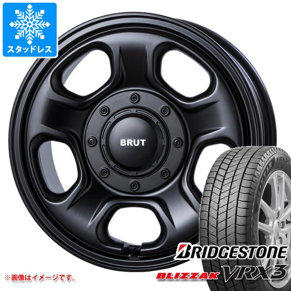 【タイヤ交換対象】T31エクストレイル用 スタッドレス ブリヂストン ブリザック VRX3 215/65R16 98Q ブルート BR-33 タイヤホイール4本セット