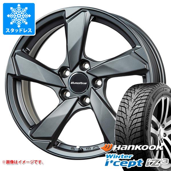 【タイヤ交換対象】アウディ Q3 F3系用 スタッドレス ハンコック ウィンターアイセプト iZ3 X for SUV W636A 225/60R17 103T XL ユーロアクシス クロスエッジ タイヤホイール4本セット