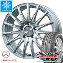 【タイヤ交換対象】メルセデスベンツ C118 CLA用 スタッドレス ブリヂストン ブリザック RFT 225/45RF18 95Q XL ランフラット ユーロアクシス エアフルト タイヤホイール4本セット