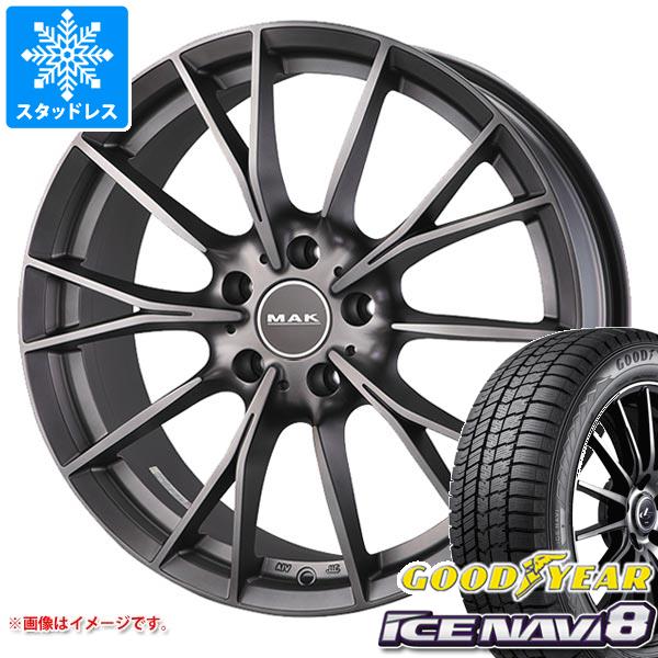 【タイヤ交換対象】BMW F45/F46 2シリーズ用 スタッドレス グッドイヤー アイスナビ8 205/60R16 96Q XL MAK ファブリック タイヤホイール4本セット