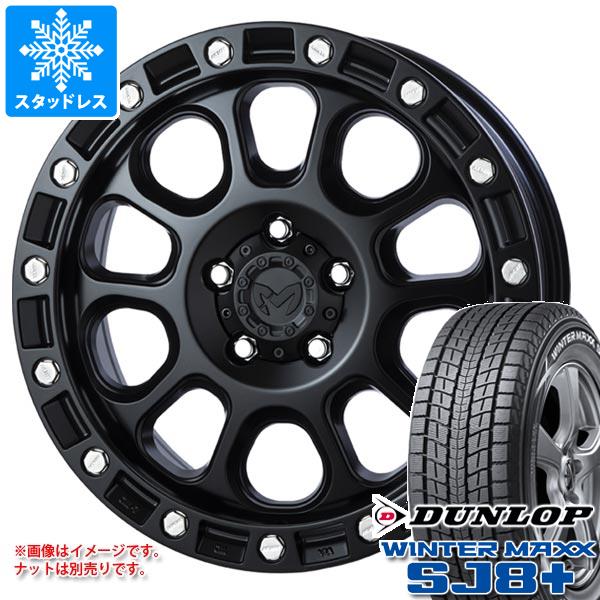 【タイヤ交換対象】エクリプスクロス GK系用 スタッドレス ダンロップ ウインターマックス SJ8 プラス 215/70R16 100Q MKW M204 タイヤホイール4本セット