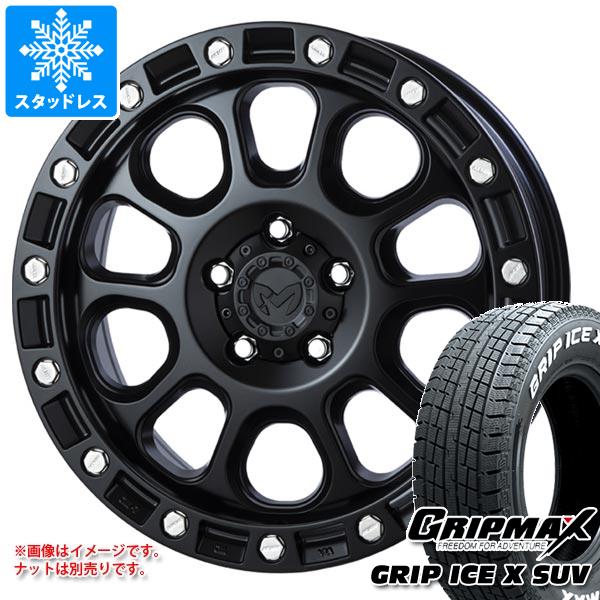 【タイヤ交換対象】エクリプスクロス GK系用 スタッドレス グリップマックス グリップアイスエックス SUV 215/70R16 100Q ホワイトレター MKW M204 タイヤホイール4本セット