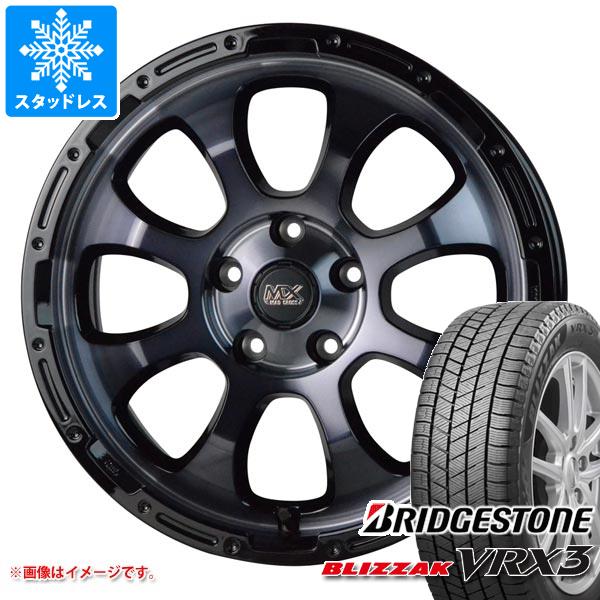 【タイヤ交換対象】T31エクストレイル用 スタッドレス ブリヂストン ブリザック VRX3 215/65R16 98Q マッドクロスグレイス タイヤホイール4本セット