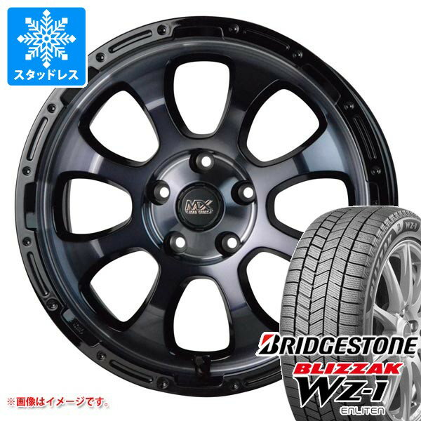 【タイヤ交換対象】ニッサン T31エクストレイル用 スタッドレス ブリヂストン ブリザック WZ-1 215/70R16 100Q マッドクロスグレイス タイヤホイール4本セット