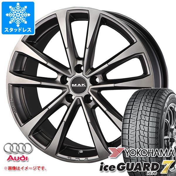【タイヤ交換対象】アウディ A3 GY系用 スタッドレス ヨコハマ アイスガードセブン iG70 225/40R18 92Q XL MAK マイン タイヤホイール4本セット