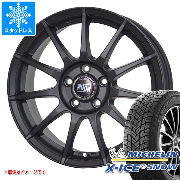 【タイヤ交換対象】プジョー 3008 T85系用 2025年製 スタッドレス ミシュラン エックスアイススノー 225/50R17 98H XL OZ MSW 85-2 タイヤホイール4本セット